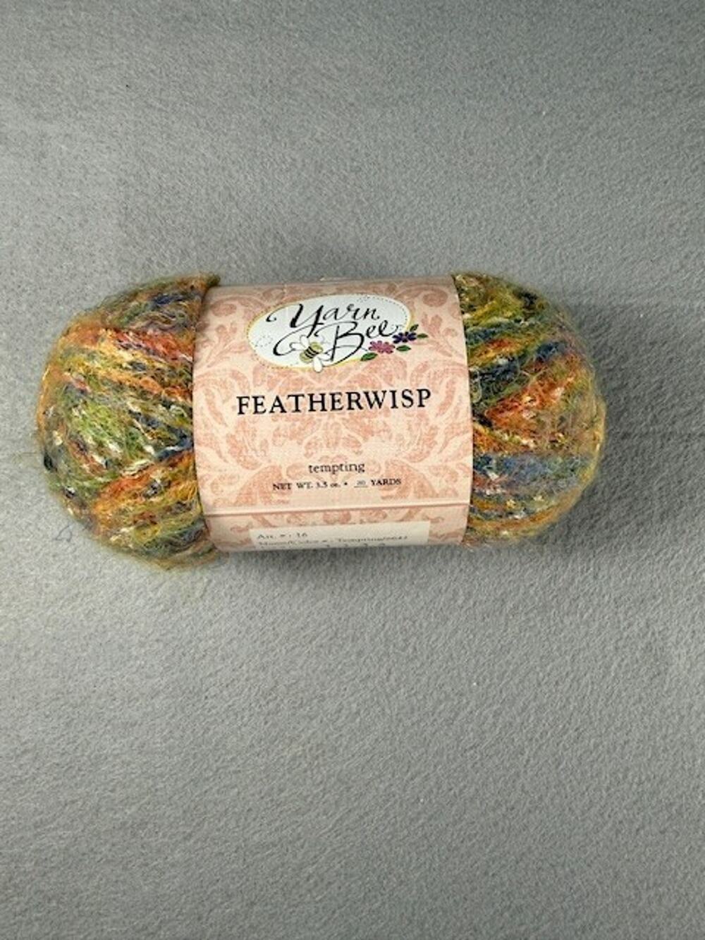 Yarn Bee Featherwhisp Tempting #642 Multi Color Yarn New